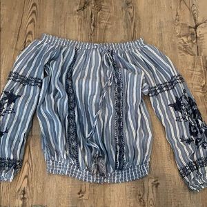 Off the shoulder shirt